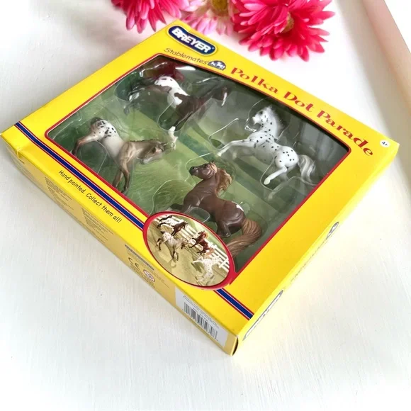 NEW Breyer Stablemates Polka Dot Parade Horse Figures Collectible Toy Set # 5979 - Picture 15 of 15